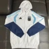 Argentina 2026/27 White Windbreaker - Front View | KFCOOL