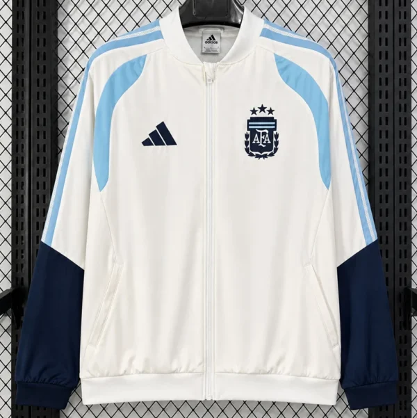 Argentina 2026/27 Blue White Windbreaker - Front View | KFCOOL