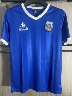 Argentina 1986/87 Retro Away Jersey Fan Version - Front View Argentina 1986/87 Retro Away Jersey Fan Version - Front View | KFCOOL