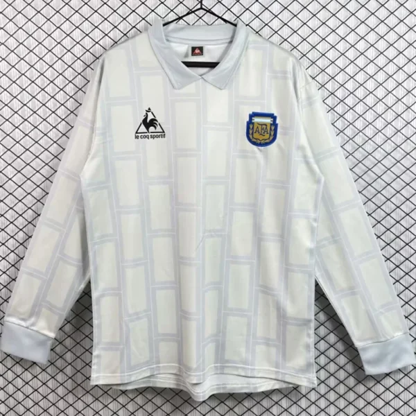 Argentina 1986/87 Retro Goalkeeper Long Sleeve Jersey Fan Version - Front View Argentina 1986/87 Retro Goalkeeper Long Sleeve Jersey Fan Version - Front View | KFCOOL