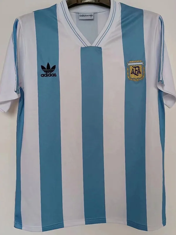 Argentina 1993/94 Retro Home Jersey Fan Version - Front View Argentina 1993/94 Retro Home Jersey Fan Version - Front View | KFCOOL