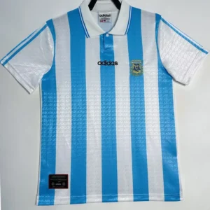 Argentina 1994/95 Retro Home Jersey Fan Version - Front View Argentina 1994/95 Retro Home Jersey Fan Version - Front View | KFCOOL