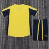 Arsenal 2000/01 Retro Away Kids Kit Fan Version - Back View | KFCOOL
