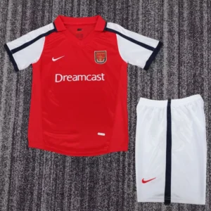 Arsenal 2001/02 Retro Home Kids Kit Fan Version - Front View | KFCOOL