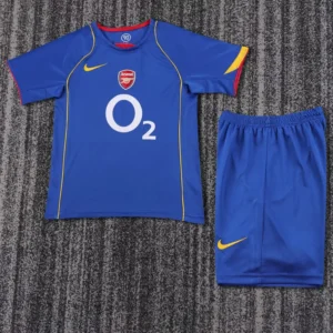 Arsenal 2004/05 Retro Away Kids Kit Fan Version - Front View Arsenal 2004/05 Retro Away Kids Kit Fan Version - Front View | KFCOOL