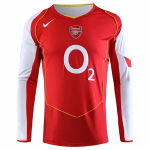 Arsenal 2004/05 Retro Home Long Sleeve Jersey Fan Version - Front View Arsenal 2004/05 Retro Home Long Sleeve Jersey Fan Version - Front View | KFCOOL