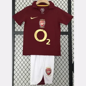 Arsenal 2005/06 Retro Home Kids Kit Fan Version - Front View Arsenal 2005/06 Retro Home Kids Kit Fan Version - Front View | KFCOOL