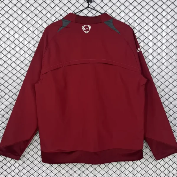 Arsenal 2005/06 Retro Red Windbreaker - Back View - KFCool – Football Jerseys & Soccer Kits Store Arsenal 2005/06 Retro Red Windbreaker - Back View | KFCOOL