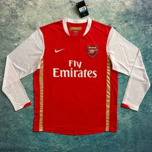 Arsenal 2006/07 Retro Home Long Sleeve Jersey Fan Version - Front View Arsenal 2006/07 Retro Home Long Sleeve Jersey Fan Version - Front View | KFCOOL