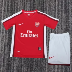 Arsenal 2009/10 Retro Home Kids Kit Fan Version - Front View Arsenal 2009/10 Retro Home Kids Kit Fan Version - Front View | KFCOOL