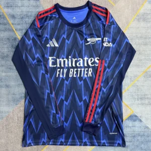 Arsenal 2025/26 Away Long Sleeve Jersey Fan Version - Front View Arsenal 2025/26 Away Long Sleeve Jersey Fan Version - Front View | KFCOOL