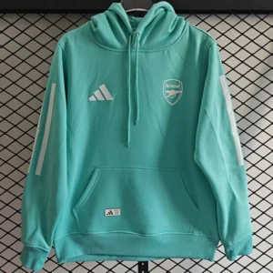 Arsenal 2025/26 Green Hoody - Front View Arsenal 2025/26 Green Hoody - Front View | KFCOOL