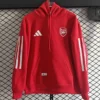 Arsenal 2025/26 Red White Hoody - Front View | KFCOOL