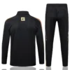 Arsenal 2025/26 Black Half Pull Tracksuit - Back View | KFCOOL