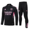 Arsenal 2025/26 Black Pink Half Pull Tracksuit - Front View - KFCool – Football Jerseys & Soccer Kits Store Arsenal 2025/26 Black Pink Half Pull Tracksuit - Front View | KFCOOL
