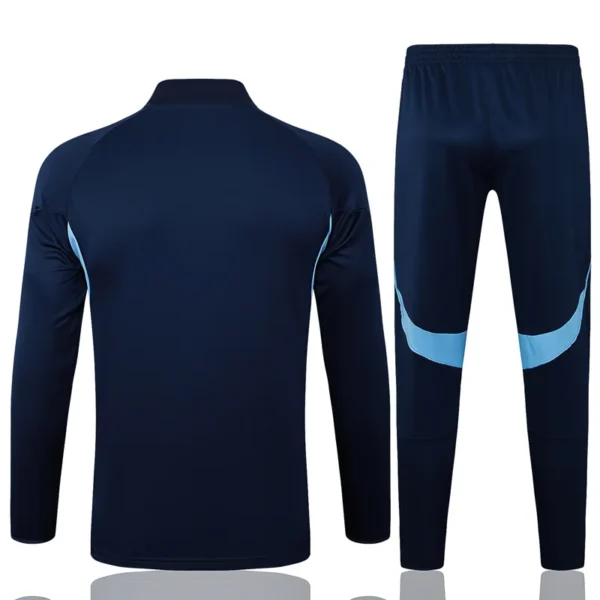 Arsenal 2025/26 Blue Half Pull Tracksuit - Back View - KFCool – Football Jerseys & Soccer Kits Store Arsenal 2025/26 Blue Half Pull Tracksuit - Back View | KFCOOL