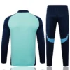Arsenal 2025/26 Green Half Pull Tracksuit - Back View - KFCool – Football Jerseys & Soccer Kits Store Arsenal 2025/26 Green Half Pull Tracksuit - Back View | KFCOOL