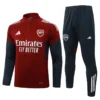 Arsenal 2025/26 Red Half Pull Tracksuit - Front View - KFCool – Football Jerseys & Soccer Kits Store Arsenal 2025/26 Red Half Pull Tracksuit - Front View | KFCOOL