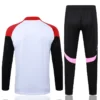 Arsenal 2025/26 White Half Pull Tracksuit - Back View - KFCool – Football Jerseys & Soccer Kits Store Arsenal 2025/26 White Half Pull Tracksuit - Back View | KFCOOL