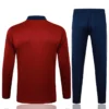 Arsenal 2025/26 Red White Half Pull Tracksuit - Back View - KFCool – Football Jerseys & Soccer Kits Store Arsenal 2025/26 Red White Half Pull Tracksuit - Back View | KFCOOL