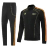 Arsenal 2025/26 Black Jacket Tracksuit - Front View | KFCOOL