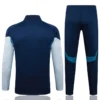 Arsenal 2025/26 Blue Black Jacket Tracksuit - Back View | KFCOOL