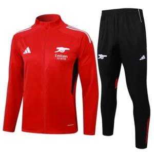 Arsenal 2025/26 Black Red Jacket Tracksuit - Front View Arsenal 2025/26 Black Red Jacket Tracksuit - Front View | KFCOOL