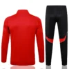 Arsenal 2025/26 Black Red Jacket Tracksuit - Back View | KFCOOL