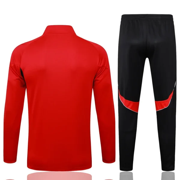 Arsenal 2025/26 Black Red Jacket Tracksuit - Back View | KFCOOL