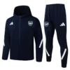 Arsenal 2025/26 Royal Blue Jacket Tracksuit - Front View | KFCOOL