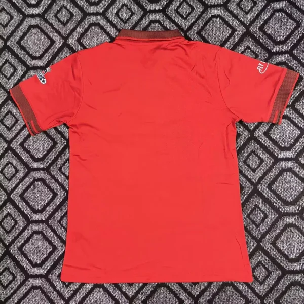 Arsenal 2025/26 Red Polo Shirt - Back View | KFCOOL