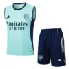 Arsenal 2025/26 Green Sleeveless Shorts - Front View | KFCOOL