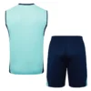 Arsenal 2025/26 Green Sleeveless Shorts - Back View | KFCOOL