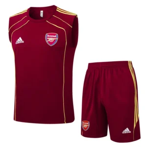 Arsenal 2025/26 Red Sleeveless Shorts - Front View Arsenal 2025/26 Red Sleeveless Shorts - Front View | KFCOOL