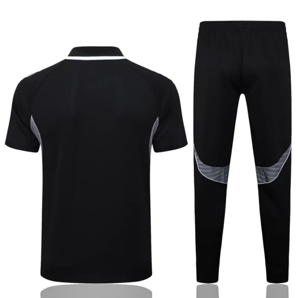 Arsenal 2025/26 Black Short Sleeve Pants Suit - Back View | KFCOOL