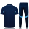 Arsenal 2025/26 Blue Short Sleeve Pants Suit - Back View | KFCOOL