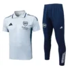 Arsenal 2025/26 Grey Short Sleeve Pants Suit - Front View - KFCool – Football Jerseys & Soccer Kits Store Arsenal 2025/26 Grey Short Sleeve Pants Suit - Front View | KFCOOL