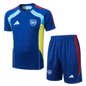 Arsenal 2025/26 Blue Training Short Suit - Front View Arsenal 2025/26 Blue Training Short Suit - Front View | KFCOOL