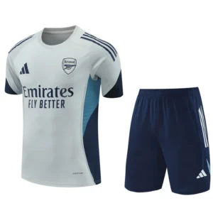 Arsenal 2025/26 Grey Training Short Suit - Front View Arsenal 2025/26 Grey Training Short Suit - Front View | KFCOOL