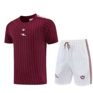 Arsenal 2025/26 Red Training Short Suit - Front View Arsenal 2025/26 Red Training Short Suit - Front View | KFCOOL