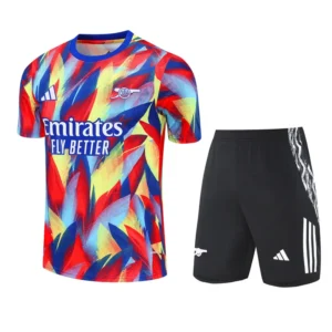 Arsenal 2025/26 Red Blue Training Short Suit - Front View Arsenal 2025/26 Red Blue Training Short Suit - Front View | KFCOOL