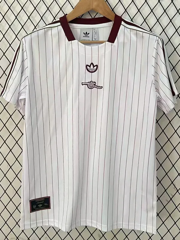 Arsenal 2025/26 Training White Jersey Fan Version - Front View Arsenal 2025/26 Training White Jersey Fan Version - Front View | KFCOOL