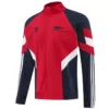 Arsenal 2025/26 Red Black Windbreaker - Front View | KFCOOL