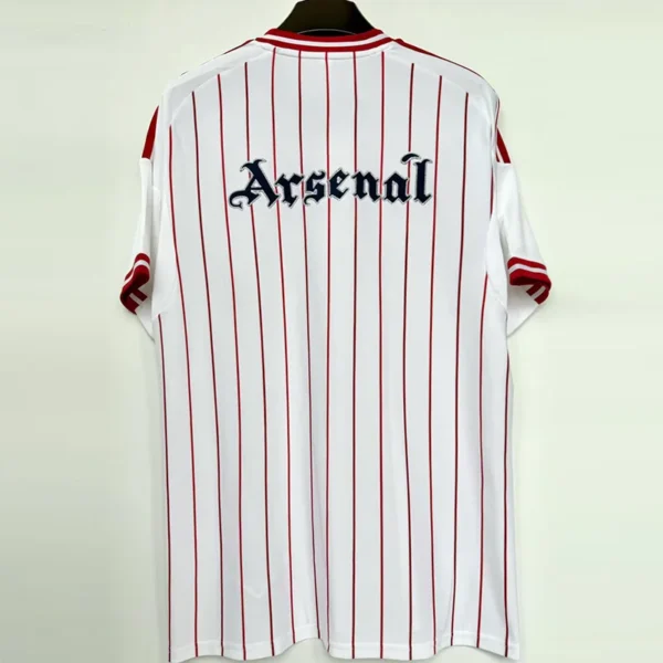 Arsenal 2025/26 White Jersey Fan Version - Back View | KFCOOL
