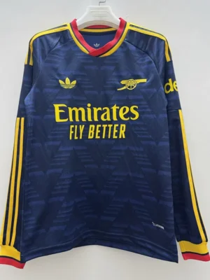 Arsenal 2026/27 Away Long Sleeve Jersey Fan Version - Front View Arsenal 2026/27 Away Long Sleeve Jersey Fan Version - Front View | KFCOOL