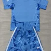 Arsenal 2026/27 Goalkeeper Blue Kids Kit Fan Version - Back View | KFCOOL