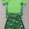 Arsenal 2026/27 Goalkeeper Green Kids Kit Fan Version - Back View | KFCOOL