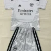 Arsenal 2026/27 Goalkeeper Grey Kids Kit Fan Version - Front View | KFCOOL