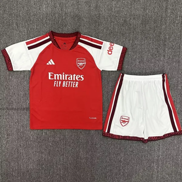 Arsenal 2026/27 Home Kids Kit Fan Version - Front View | KFCOOL