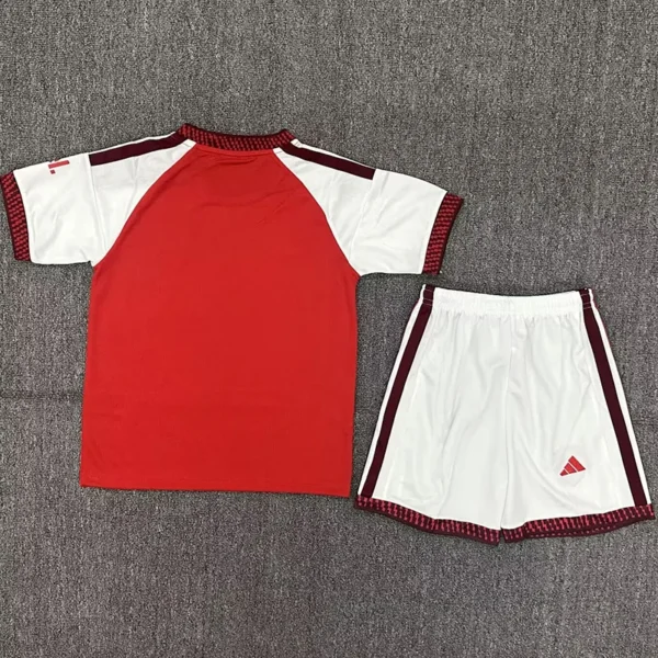 Arsenal 2026/27 Home Kids Kit Fan Version - Back View | KFCOOL